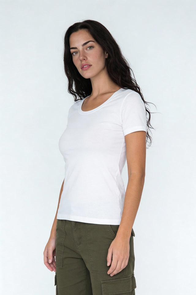 BOYFRIEND S/S SCOOP NECK SUPIMA - PFD