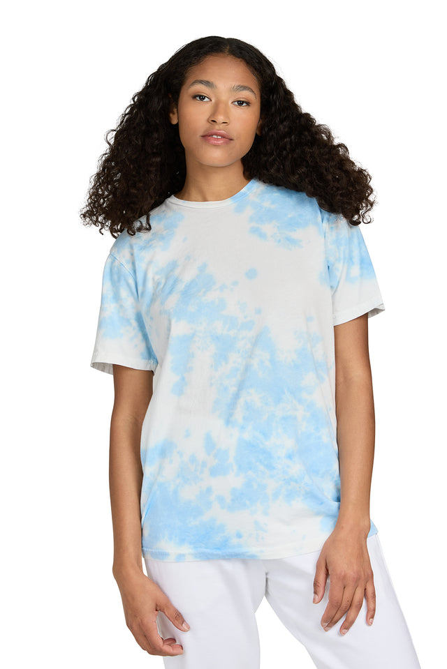 Unisex Cloud Tie Dye Crew Neck Tee