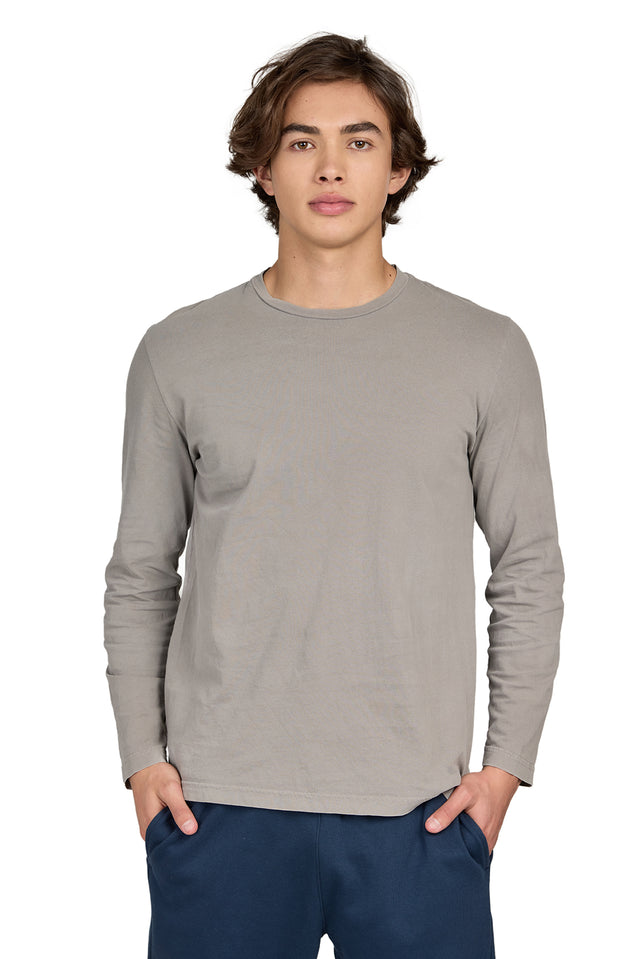 Unisex Long Sleeve Crew Neck - Garment Dyed