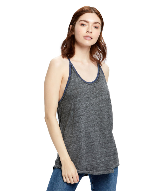 Women's Burnout Y-back Ringer Tank