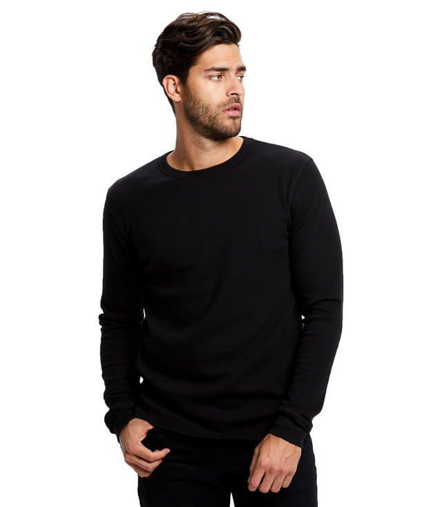 Unisex Long Sleeve Thermal Crew Neck