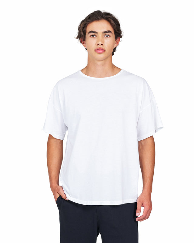 MEN'S OPEN NECK SUPIMA CREW