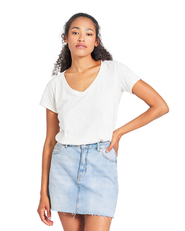Woman's Hemp V-neck