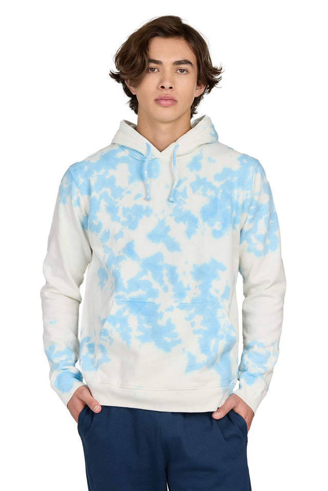 Unisex Cloud Tie Dye Pullover Hoodie