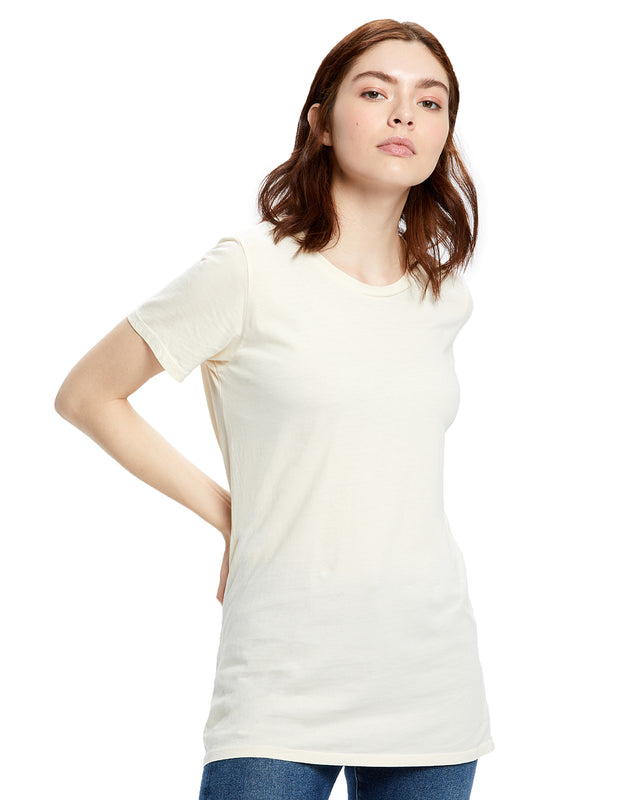 Women's S/S Crew Neck - Organic Garment Dyed