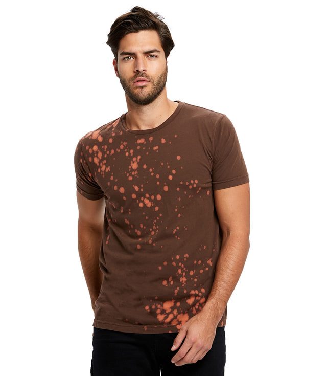 Unisex Fine Jersey Garment Dye Splatter Tee