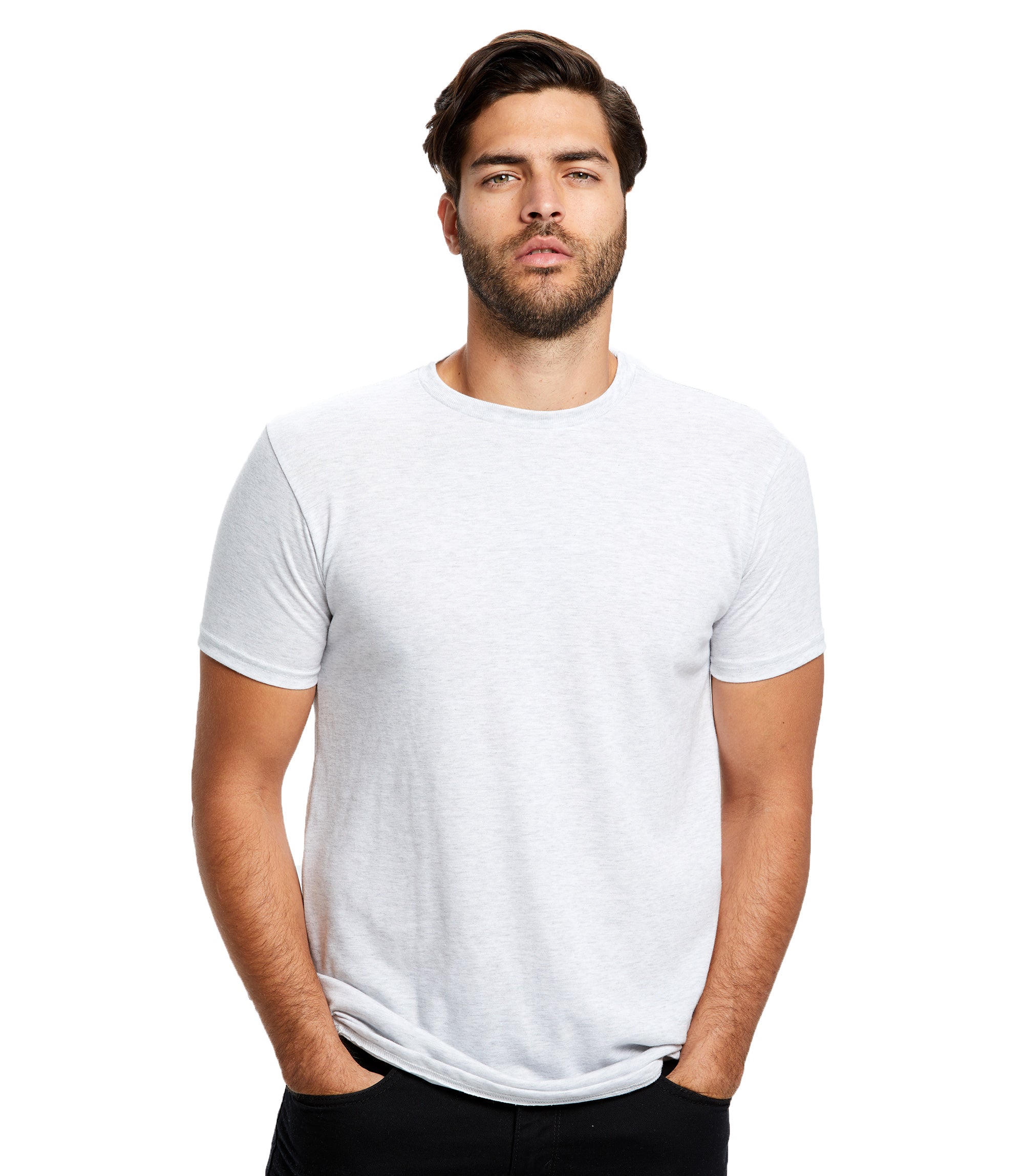 Men's Short Sleeve Tri-blend Crew Neck