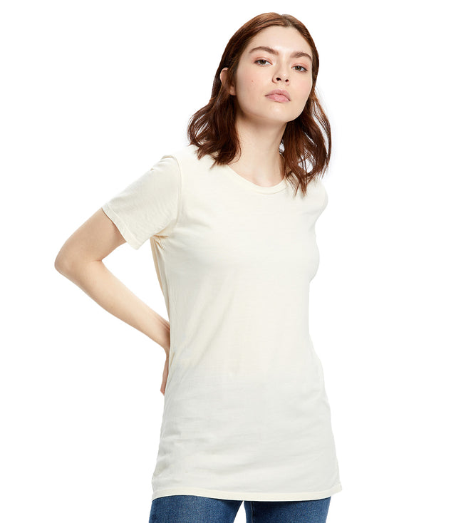 Women's Short Sleeve Jersey Crew - Garment Dyed