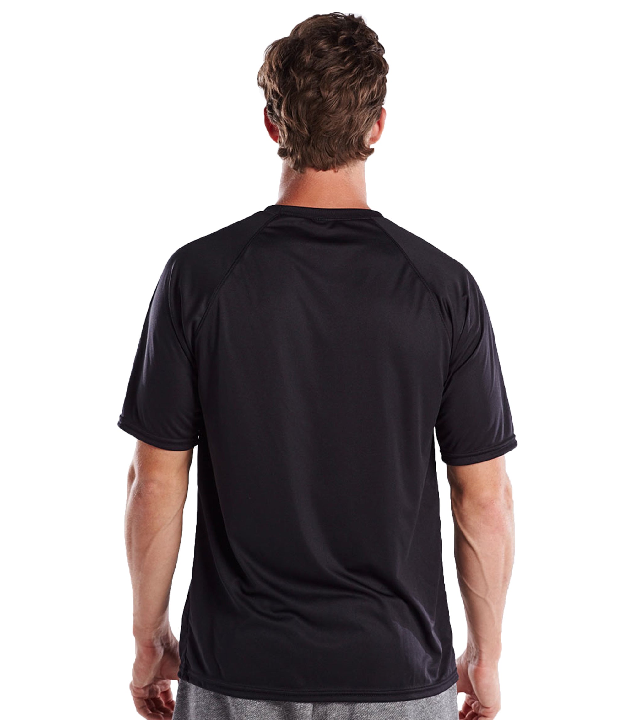 Short Sleeve Raglan Crew Neck T-Shirts-Unisex