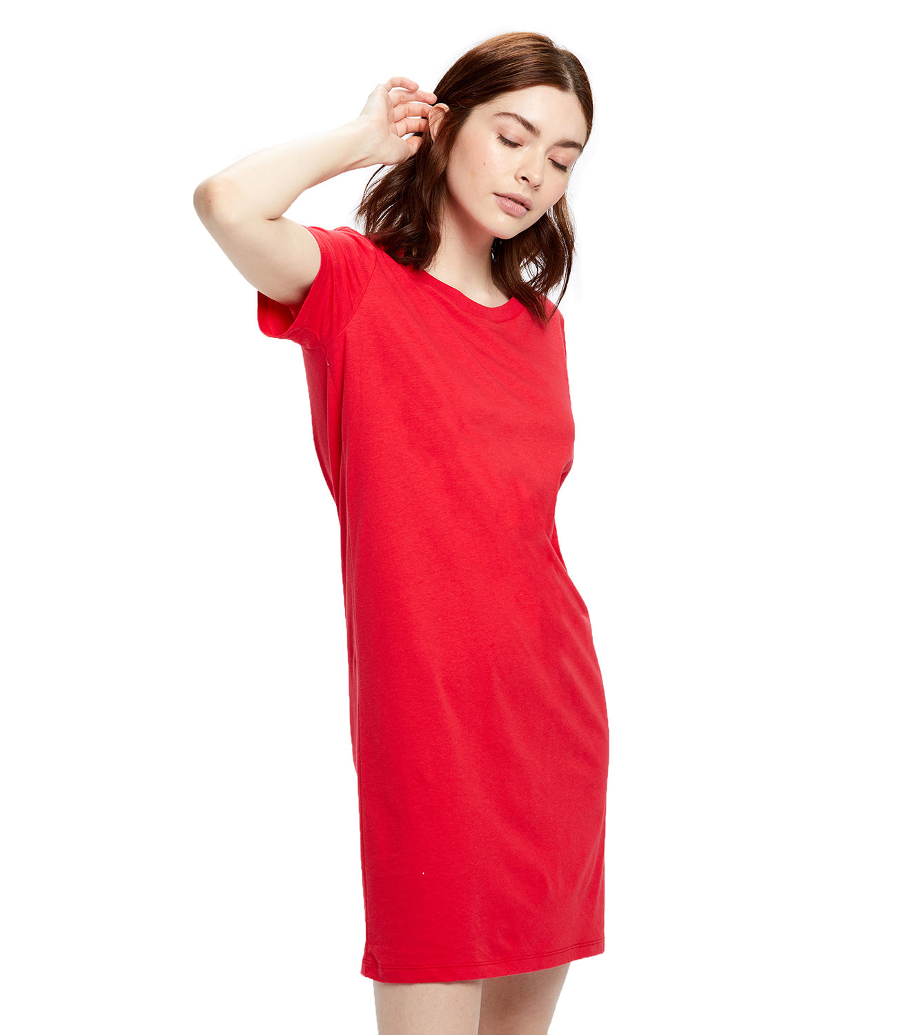 Women's Cotton T-Shirt Dress White / XL Women's Cotton T-Shirt Dress White / XL