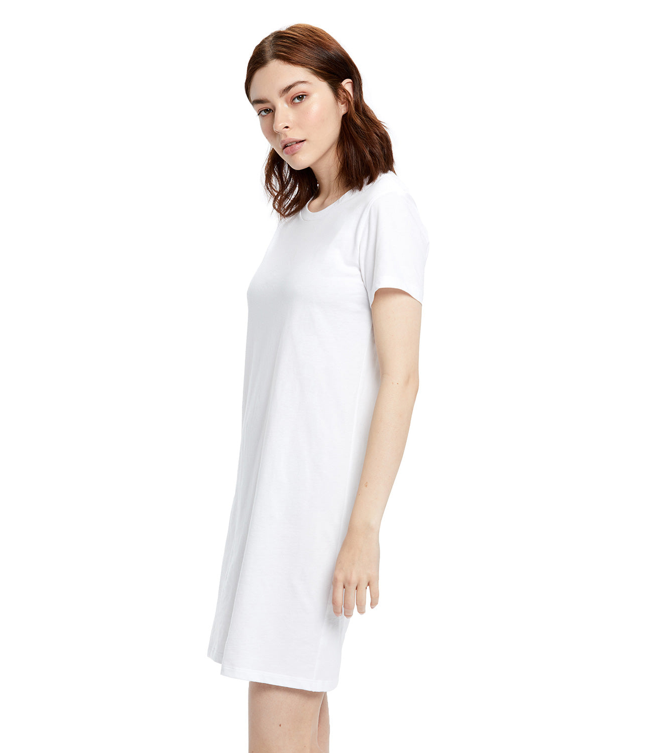 Women's Cotton T-Shirt Dress White / XL Women's Cotton T-Shirt Dress White / XL