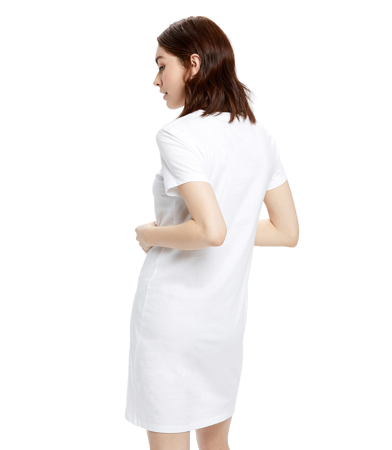 US Blanks Women's Cotton T-Shirt Dress White / XL