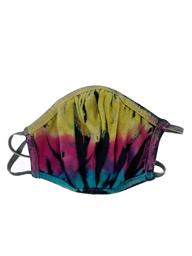 Tie Dye Ripple Double Layer Adjustable Face Mask